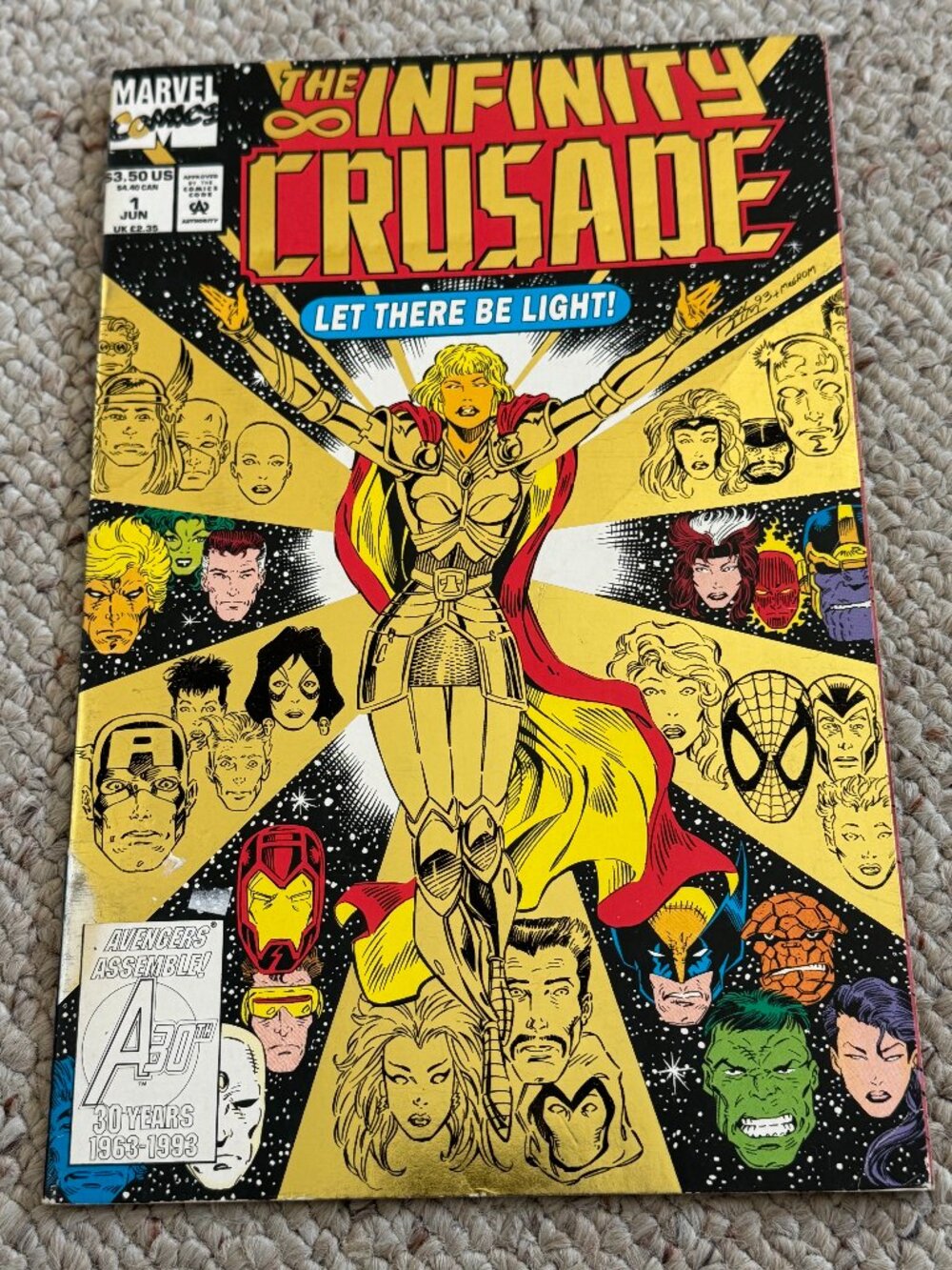 Marvel Comic Book The Infinity Crusade Let there be Light